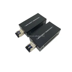 Industrial 100/1000mb Ftth Gpon Singlemode Fiber To Rj45 Sfp Mini Media Converter Ethernet