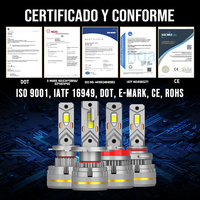 G19W LED-Scheinwerferbirne H4 H7 H11 HB3 HB4 Einfache Installation Keine Dunkelpunkte Decodierungskorrektur Individuelles Erscheinungsbild Direktvertrieb vom Hersteller