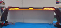 Aile arrière de toit supérieur pour Toyota Hilux Revo 2015-2022 Barre de roulement de camion ABS avec lumière LED Pièces automobiles Barres de ramassage avec Led