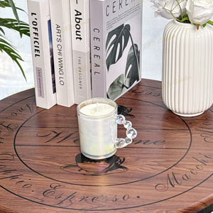 Bougie parfumée de luxe de marque privée DKB dans un récipient Bougies parfumées Cire de soja aromatique dans un bocal en verre Décoration de la maison de Pâques - Product Image 2