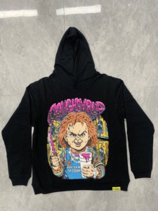 เสื้อฮู้ดผู้ชายสไตล์สตรีทแวร์ลำลองพิมพ์ลายน้ำเชื่อมแก้ไอ น้ำหนัก 500 กรัม คุณภาพสูง หนักแน่น น่ารักมาก - Product Image 2