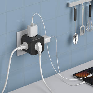 Enchufe de Torre Europeo de 16A, <span class=keywords><strong>Cubo</strong></span> de Alimentación para Escritorio con 5 Puertos, Enchufe Funcional Estilo <span class=keywords><strong>Cubo</strong></span> de <span class=keywords><strong>Rubik</strong></span> - Product Image 5