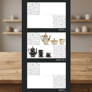 Azulejos de pared de cocina de cerámica moderna 300x450mm Azulejos de pared interior esmaltados digitales brillantes para baño y salón al por mayor - Product Image 6