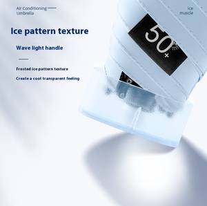 Parapluie pare-soleil ultra-léger à revêtement de couleur Protection UV Double usage pour femmes pour le soleil et la pluie Mini parapluie plat de poche - Product Image 4