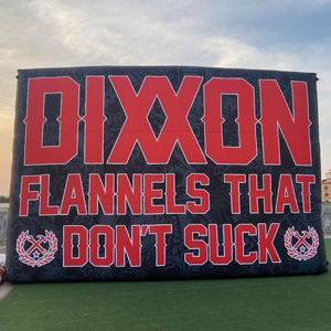 Lettres géantes gonflables personnalisées avec logo, panneau publicitaire mural, fond de dessin animé 3D, éclairage LED, publicité extérieure pour la décoration d'événements - Product Image 4