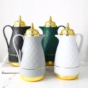 Sunlife新款流行1000毫升保温壶最佳质量阿拉伯风格绝缘咖啡壶达拉金盖保温瓶