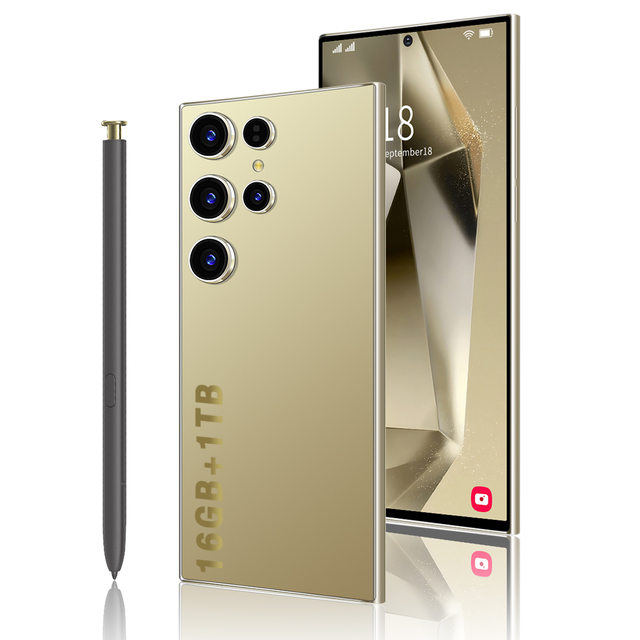 In Stock Original S25 Ultra Hot Selling Android Smartphone Support ChatGPT Drop Ship 512GB 7.3inch Full Screen Phone with Stylus