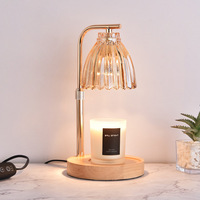 Premium Elegante Trendige Geprägte Glas-Duftlampe mit Dimmer und Timer, Rauchfreie Duftwärmer-Dekorationslampe für Schlafzimmer