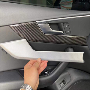 Kit de 7 pièces en fibre de carbone pour le panneau de commande central de l'Audi B9 A4 A5 S4 S5 2017-2021, amélioration de l'intérieur en fibre de carbone - Product Image 4