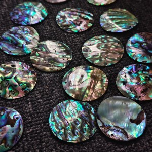 Hạt cườm vỏ ốc tròn, vỏ bào ngư bán buôn dùng làm đồ trang sức, túi xách, khảm - Product Image 2