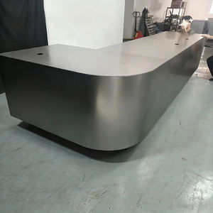 Mesa de Barra con Superficie Fácil de Mantener y Limpiar, Estilo Americano, Gabinete de Acero Inoxidable, para Fiestas, Marca JG - Product Image 5