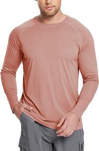 רזה מתאים 100% פוליאסטר t חולצה סובלימציה גברים חולצות הגנה מפני השמש גברים uv spf upf 50 + שרוול ארוך חולצה - Product Image 3