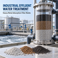 Billes de pierre Maifan naturelle poreuse, média filtrant pour l'adsorption des métaux lourds, pour le traitement des eaux usées chimiques industrielles