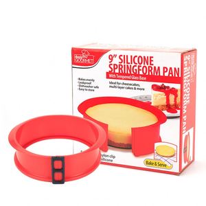 Moule à gâteau rond en silicone personnalisé avec base, idéal pour la vente en gros - Product Image 2