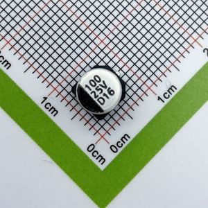 Whole Sale DV101M025E077ETR 6.3*7.7 Capacitors SMD Electrolytic Capacitors 100uF 20% 25V - Product Image 1