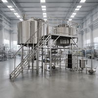 Équipement de micro-brasserie Cassman 3000L avec moteur pour la fabrication de bière, destiné aux restaurants et aux fermes