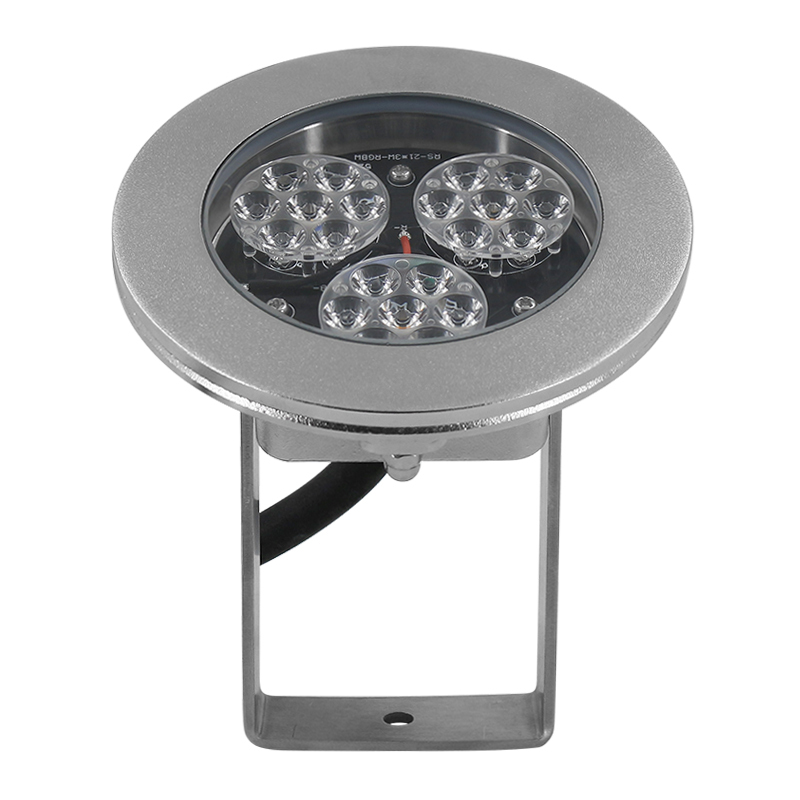 Outdoor 316L Stainless Steel 18W RGB/RGBW DMX Marine Waterfall Fountain Light IP68 Waterproof 24V LED Underwater Lights