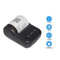 Printer Thermal Mini Portabel Nirkabel 58mm Android dengan 300dpi 32MB USB BT HCC-T12