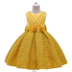 Robe de princesse sans manches à volants fantaisie avec nœud personnalisable pour filles - Product Image 4