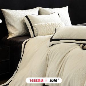 Milk Fleece Four-Piece <b>Bedding</b> <b>Set</b> 3000g Winter Anti-Static Duvet Cover Home Use Solid Color - Product Image 4