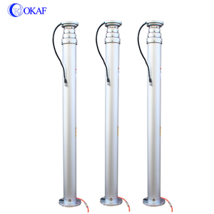 공압식 텔레스코픽 마스트 20M 15KG CCTV 안테나 비디오 기상 관측 마스트 고층 타워 텔레스코핑 마스트 타워 - Product Image 4