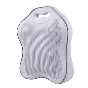 Cómodo masajeador de espalda blanco vibrador Lumbar cojín de masaje de espalda con calefacción para uso doméstico - Product Image 2