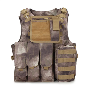 Duurzame Multifunctionele Gevechts Outdoor Tactische Trainingsvest Plaatdrager Met Mag Pouch - Product Image 5
