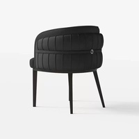 Chaise de salle à manger en cuir de luxe moderne et simple chaise de café de négociation avancée chaise de table d'art d'ongle pour l'usage de ménage et de restaurant