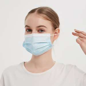 Pabrik kualitas baik langsung 17.5*9.5cm kain tidak ditenun bahan masker wajah <span class=keywords><strong>3</strong></span> lapisan masker wajah sekali pakai - Product Image 2