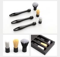 Ensemble de 3 brosses de détaillage automobile multifonctionnelles en plastique avec poils doux pour l'intérieur et le lavage de voiture - Marque Lewell