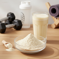 Poudre de banane lyophilisée de haute qualité en vrac pour smoothies et boissons, poudre de jus de banane