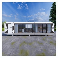 Maison-capsule mobile extérieure, hôtel, maison préfabriquée intelligente, cabine modulaire, espace préfabriqué, maison-capsule préfabriquée