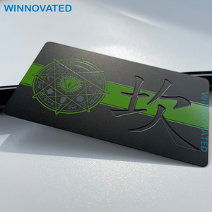 Tarjeta de Presentación Metálica con Logotipo Personalizado, Grabado Profundo, Acabado Negro Mate Antihuellas - Product Image 6