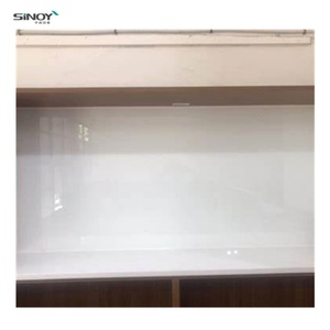 Panneau de verre trempé givré blanc opaque à structure solide pour application hôtelière - Product Image 6