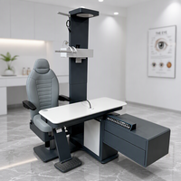 Système d'optométrie automatique HRT-3, table d'optométrie motorisée avec fauteuil d'examen, lampe LED pour clinique ophtalmique