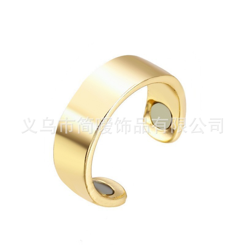 Gold polished ring