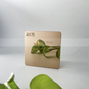 Placa de Acero Inoxidable M75 304 Color Oro Espejo Rosa, Pulido 8K, con Servicios de Doblado y Corte, Grosor Personalizado - Product Image 4