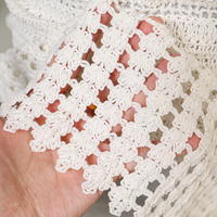Robe sexy en coton crocheté taille haute, longueur genou, style bohème, corset, décontractée, pour femme, idéale pour l'été et la plage, écologique