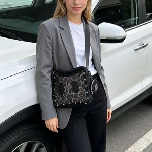 Nouveau sac pour femme, motif léopard rétro, sac à bandoulière pour femme, sac à main, sac fourre-tout grande capacité pour femme - Product Image 2