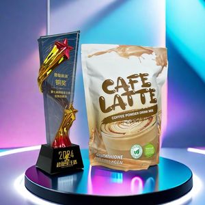 <span class=keywords><strong>Café</strong></span> Latte en Polvo, Saludable, Nutritivo, Antiarrugas, Aclarante <span class=keywords><strong>de</strong></span> la Piel, <span class=keywords><strong>con</strong></span> Glutatión y Colágeno Instantáneo para Bajar <span class=keywords><strong>de</strong></span> Peso - Product Image 4