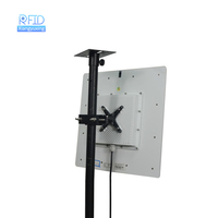 Lecteur RFID UHF Wiegand pour parking, antenne longue portée avec puce Impinj E710, tout-en-un