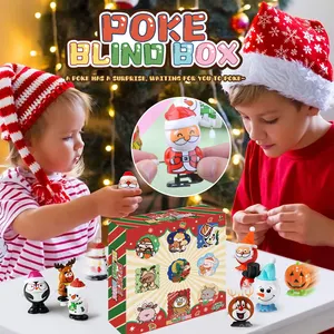 Chenghai Samtoys Clockwork Wind Up Walking Jouet de Noël Poke Blind Box Coffret cadeau de Noël pour enfants