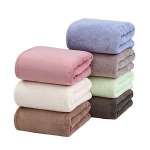 Coral Fleece <b>Bath</b> <b>Towel</b> 70x140 Cm Antibacterial Solid Color Adult Household Gift <b>Towel</b> - Product Image 4