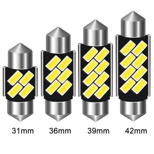 JIACHI FACTORY Auto CANBUS Festoon LED <strong>Bulb</strong> 31mm 36mm 39mm 42mm DC12V 5630 Chip 4/6/8 SMD C10W C5W Interior Map <strong>Dome</strong> <strong>Light</strong> - Product Image 1