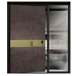 Portes <span class=keywords><strong>d</strong></span>'<span class=keywords><strong>entrée</strong></span> de sécurité modernes en <span class=keywords><strong>aluminium</strong></span> chinois Extérieur Grande <span class=keywords><strong>porte</strong></span> pivotante pour maisons Caractéristique antivol Portes doubles avant <span class=keywords><strong>HORMANN</strong></span> - Product Image 4