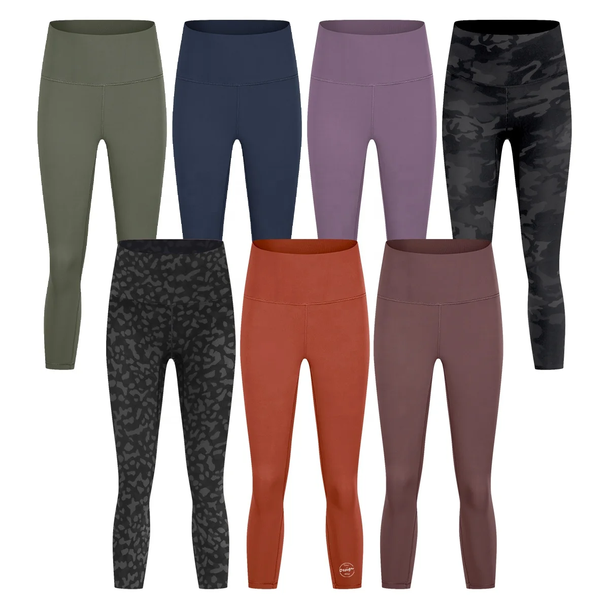 New Chegou Mulheres Calças Capri Cintura Alta Leggings Macio Mulheres Tummy Control Workout Fitness Seamless Yoga Calças Capri Mulheres