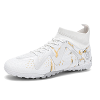 Chaussures de Football d'Extérieur Baskets de Soccer Professionnelles pour Hommes et Garçons à Cheville Haute Crampons d'Entraînement Chaussures de Sport Bottes de Football en Gros