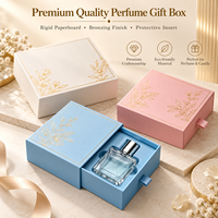 Boîte cadeau parfum en carton recyclé personnalisée, impression UV en relief, emballage carré avec ruban pour cosmétiques et bougies