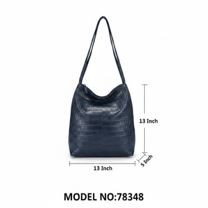 Borse a Spalla da Donna 13 Pollici, Design Alligatore, Impermeabili, con Cerniera, in Vera Pelle PU Poliestere, 60 Pezzi/Scatola, per Uso Estivo e Invernale - Product Image 2
