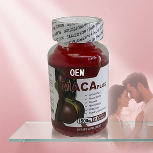 Gomitas de Raíz de Maca de Marca Privada OEM, Suplemento de Vitamina C y Ácido Hialurónico, Apoyo Energético, Hidratación de la Piel, Gomitas Herbales para Adultos - Product Image 1